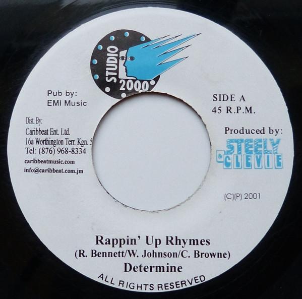 

7inch Record DETERMINE - Rappin Up Rhymes NONE Studio 2000 2001 Jamaica Reggae, Ska & Dub Used
