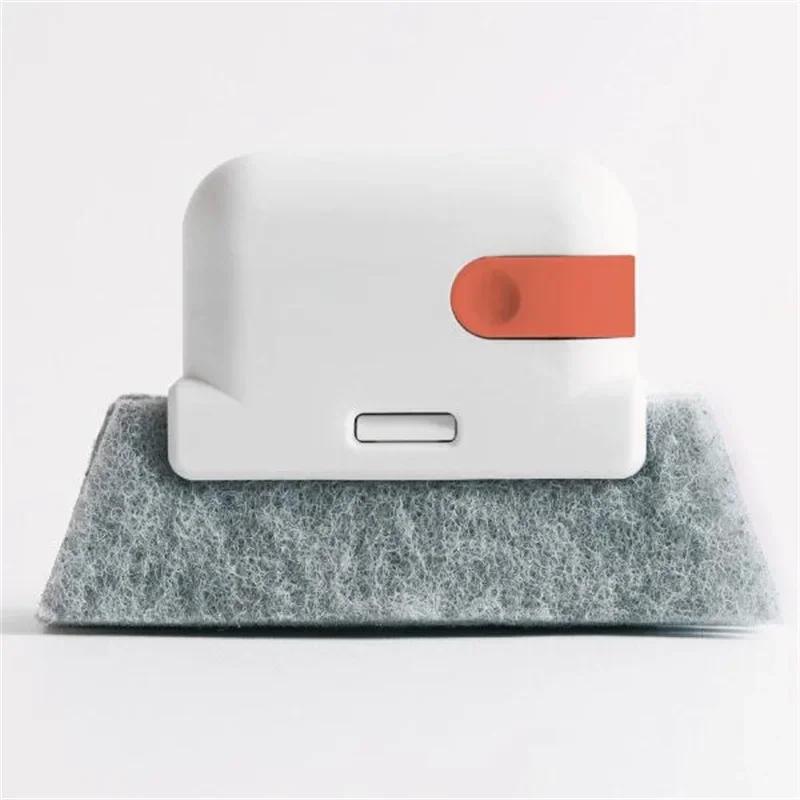 2-in-1 Window Groove Cleaning Tool Window Washing Brush Sliding Door Track Cleaning Tools Hand-held Crevice Cleaner Groove Brush