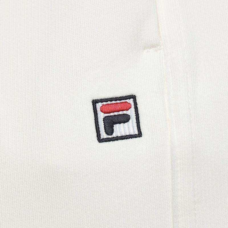 Fila Heritage Casual Comfy Elastic Comfortable Knitted Straight Loose Pants Women Bottoms Cloud-Mushroom-White F11W548604FWT