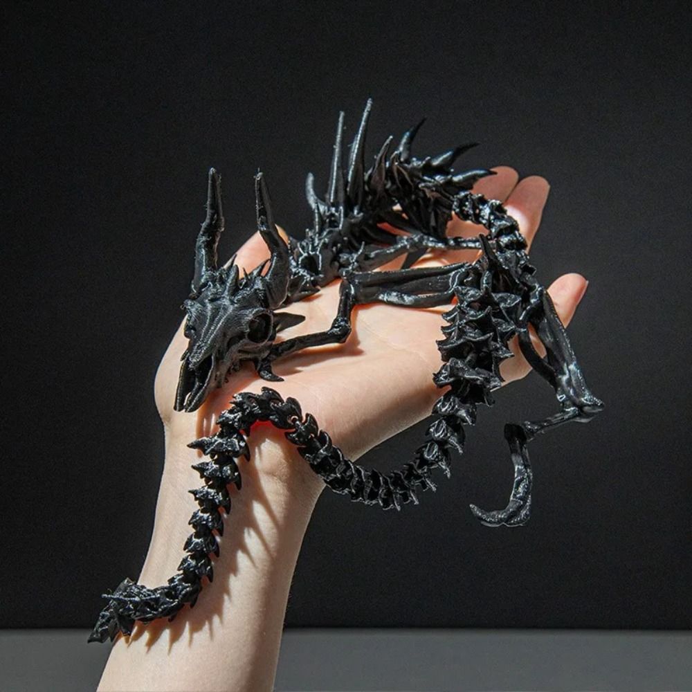 Full Body Movable Dragon Skeleton Model Joint Skull Dragon Animal Model New Ornaments