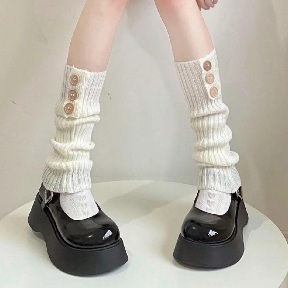 Balletcore Y2K Leg Warmers Harajuku Boots Cover Sweet Knitted Leg Cover Autumn/Winter