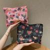 2025 Japanese Style Makeup Storage Bag Large Capacity Vintage Travel Storage Bag Waterproof Cartoon Printing Wash Bag Facility