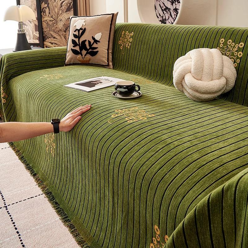 Sofa cover 2025 new sofa cover four seasons universal non-slip advanced feeling blanket one piece full cover sofa towel