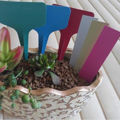 100Pcs Garden Plant Pot Markers Plastic Stake Tags Yard Court Nursery Label Tool