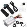 24V 1000W Motor Brush Controller Twist Throttle Front Light Switch Set Electric Bike Bicycle Controller Kit 