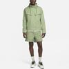 Nike Bluza z kapturem z logo w jednolitym kolorze z kieszenią Męskie topy Zielony DX0718-386