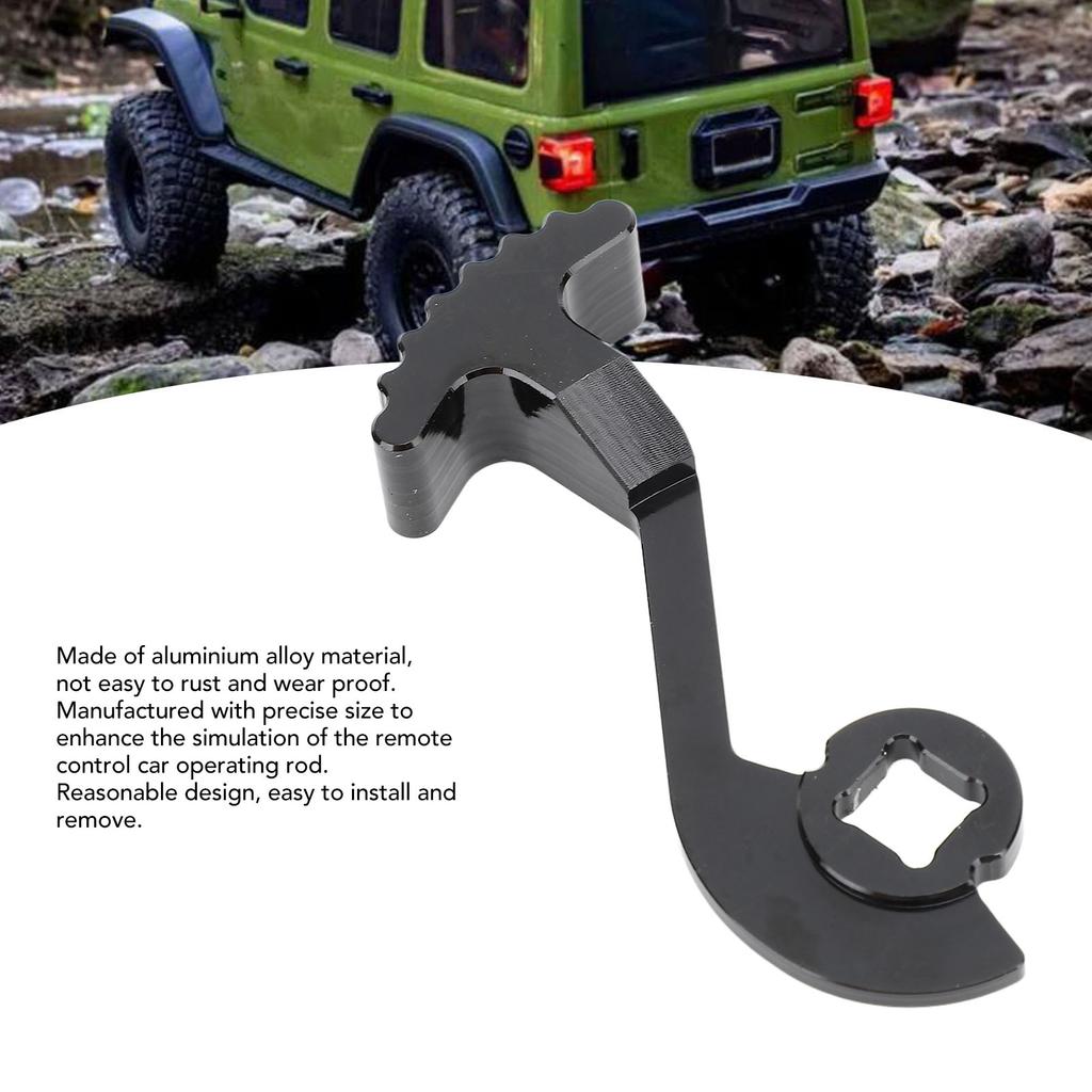 One Handed Control Adapter Black Aluminium Rust Proof Thumb Lever for Remote Controller