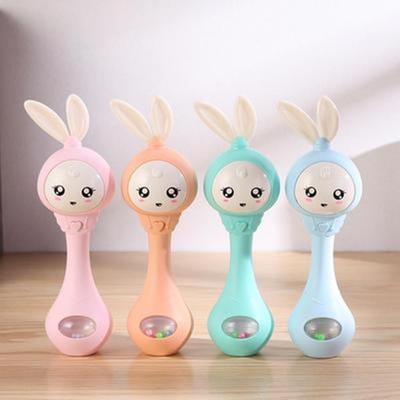 0-12M Baby Cute Hand Bells Rattle Ring Bell Early Educational Gifts Toys