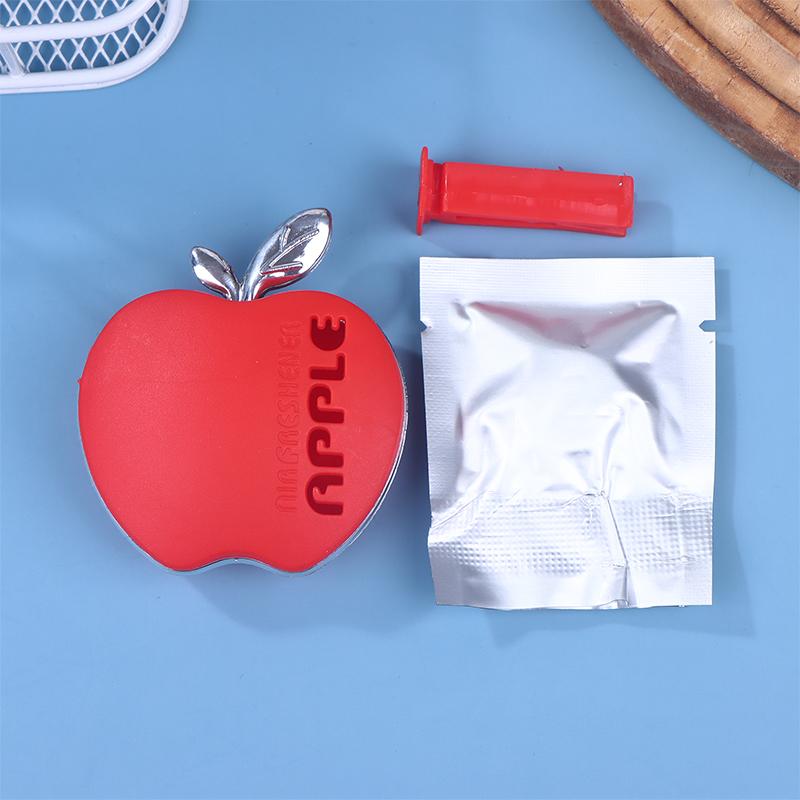 

1 PCS Apple Shape Car Air Freshener With Floral Fragrance Decorative Vent Clip Design For Car Interior красный
