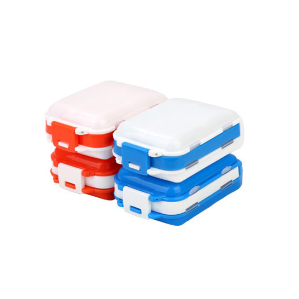 8 Slot Medicine Box Portable Plastic Organizer for Pills Tablets Capsules Storage Case Lightweight Compact Design