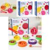 Wooden Kids Color Sorting Toy With Fruit Bead Clips For Early Education And Fine Motor Skills Development