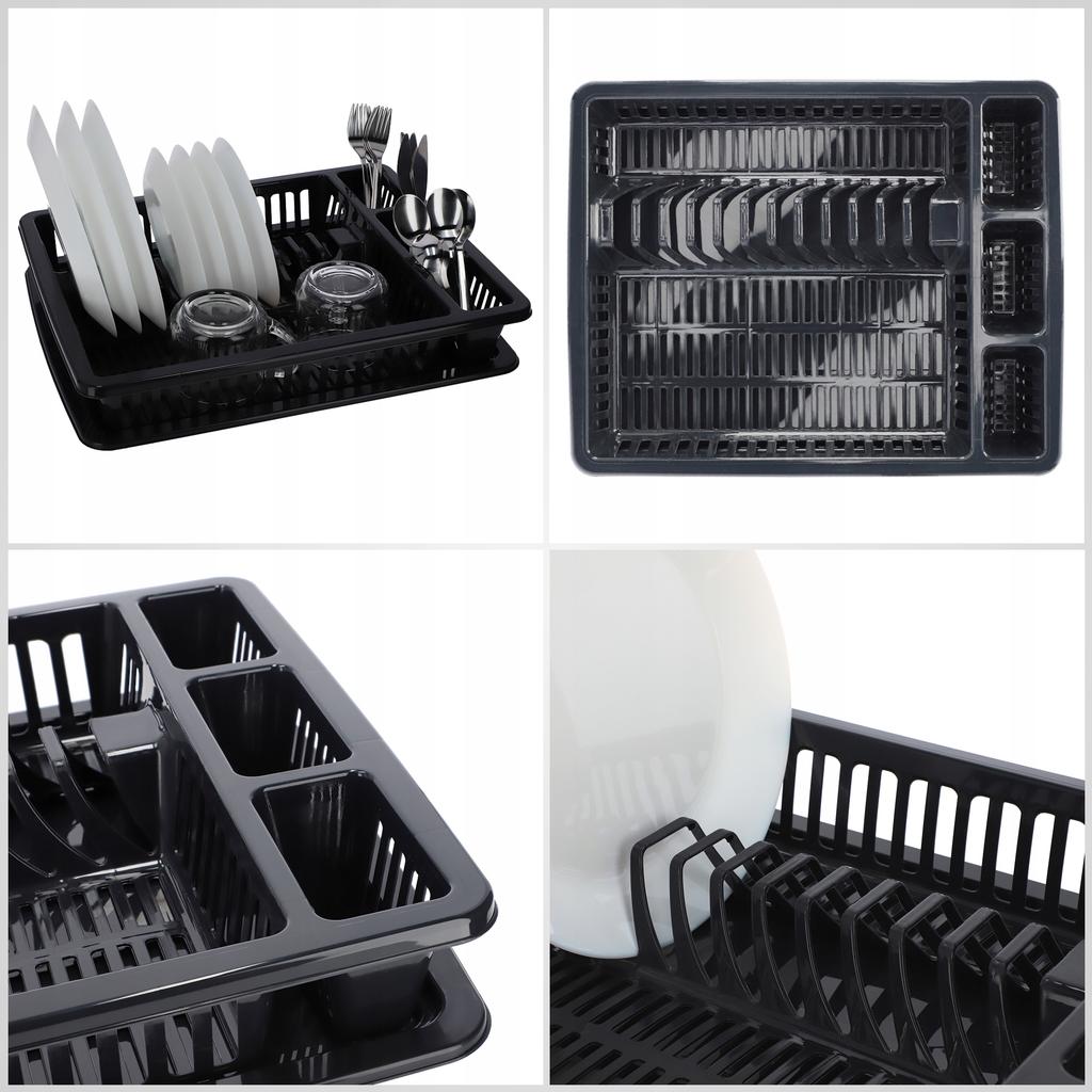 KADAX Escurridor de Platos Escurridor para Cubiertos Bandeja de Un Nivel