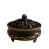 1 copper incense burner antique alloy Buddhist incense burner family tea room incense burner home decoration 7
