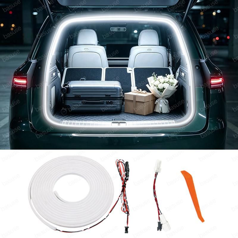 FOR LI AUTO L8 Car Trunk Light Strip LED Waterproof High Brightness 12V Modification Light Atmosphere Lights Bar
