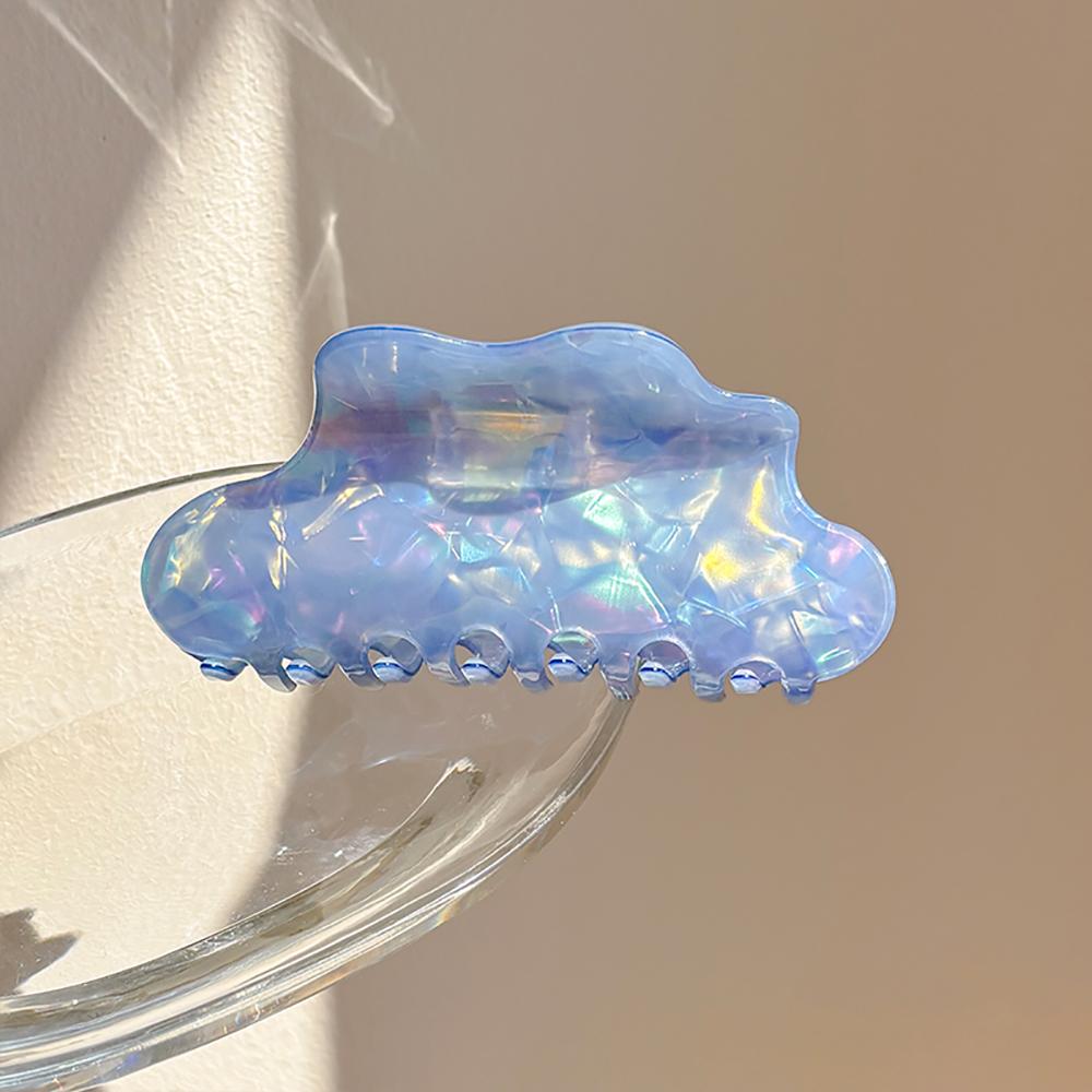 New Medium Size Glossy Hair Clips Hairpin Fashion Hair Accessories Solid Color Hair Claw For Women Girl