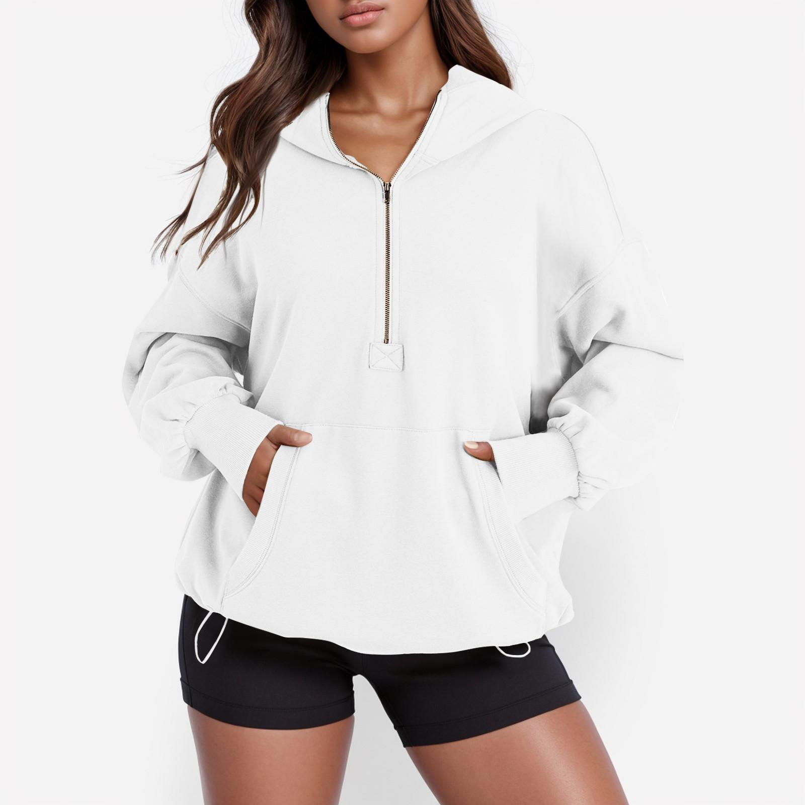 

Толстовки для девочек-подростков с длинным рукавом и принтом букв, повседневные графические толстовки с капюшоном, пуловер с завязками, симпатичная толстовка большого размера XXL белый