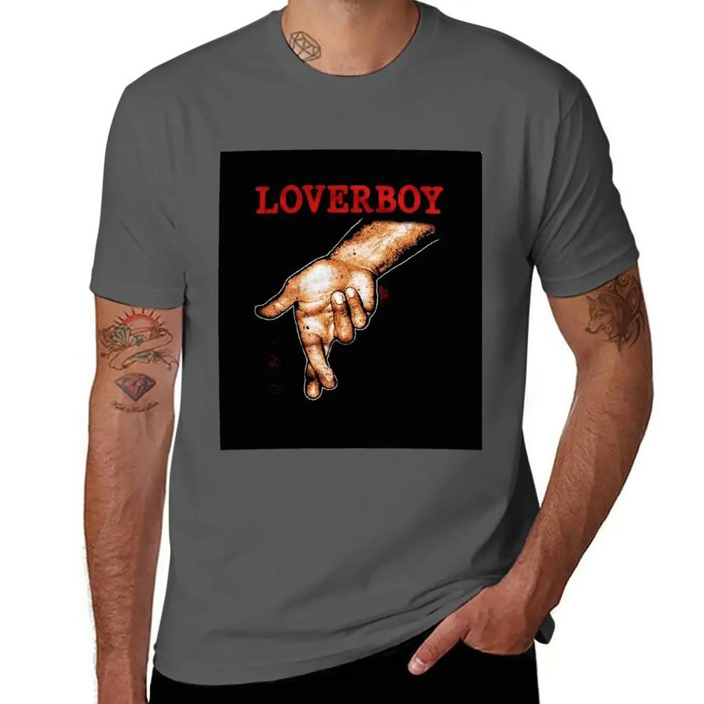 Band rock loverboy logo T-Shirt heavyweights sweat Men's t shirts