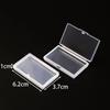 Transparent Rectangle PP Plastic Storage Box for Hardware & Electronic Components