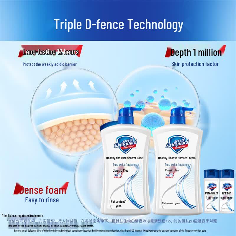 Deyou Flushable Wet Wipes & Safeguard Body Wash Bundle