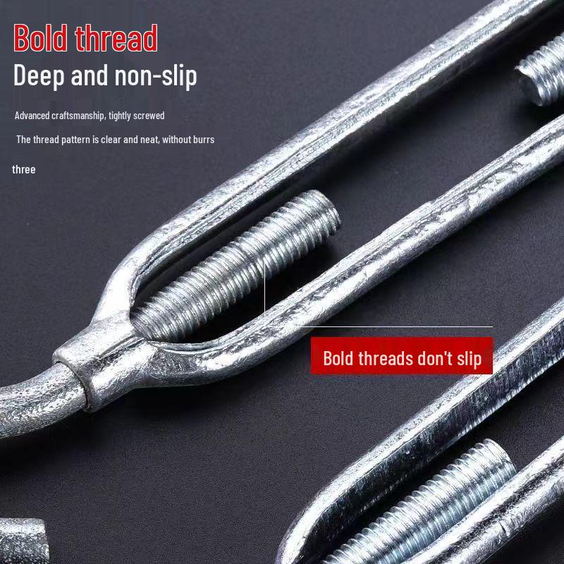 Galvanized Open Body Turnbuckle Wire Rope Tensioner
