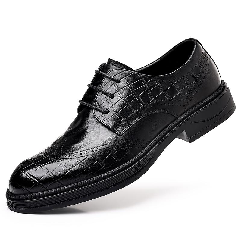 Leather Shoes For Man Genuine Leather Casual Shoes Business Oxford Shoes High Quality Designer Work Shoes