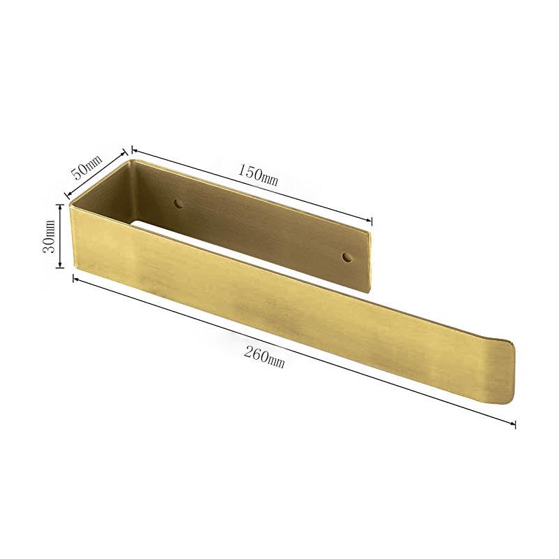 Punch-Free Single-Pole White Towel Rack Bathroom Pendant Toilet Towel Holder Silver Black Gold Dual-Use Models Available