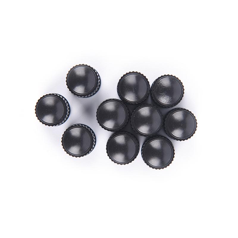 100Pcs/Lot Black Plastic Dust Valve Caps Bike Car Wheel Tyre Air Valve Stem Caps