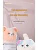 Quchao Hug Meow Simulated Cat Plush Toy with Talking, Blinking, and Tail Wagging Features for Kids