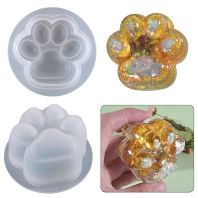 DIY Crystal Dropper Mold, Single Large Cat Paw, Table Decoration, Silicone Mold, Home Decoration, Creative Handmade Ornaments