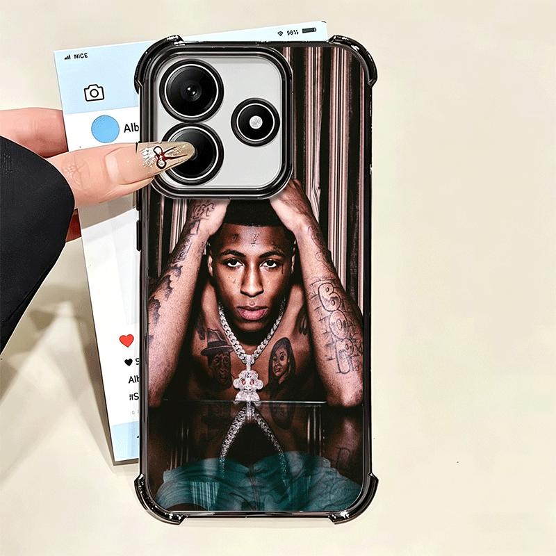 Rapper YoungBoy Soft Phone Case For Xiaomi Poco X7 X8 Pro Max X6 X5 X3 F8 Ultra F7 M8 M7 M5S Redmi 15C 15A 15 14C 13C 12C 13 12