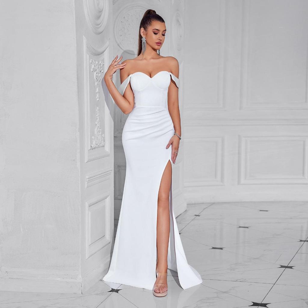 Women's Elegant Slimming High-Slit Evening Dress