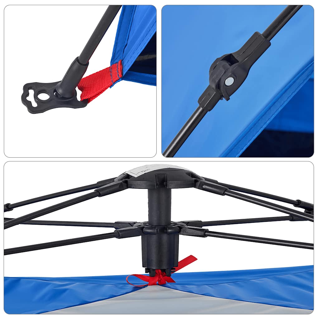 Beach Tent for 2 Persons Azure Blue Quick Release Waterproof