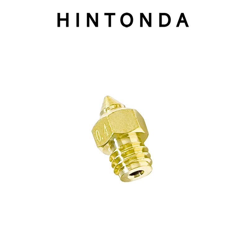High-Quality Copper Alloy Hexagon Nozzle for Ender3/CR6SE 3D Printers