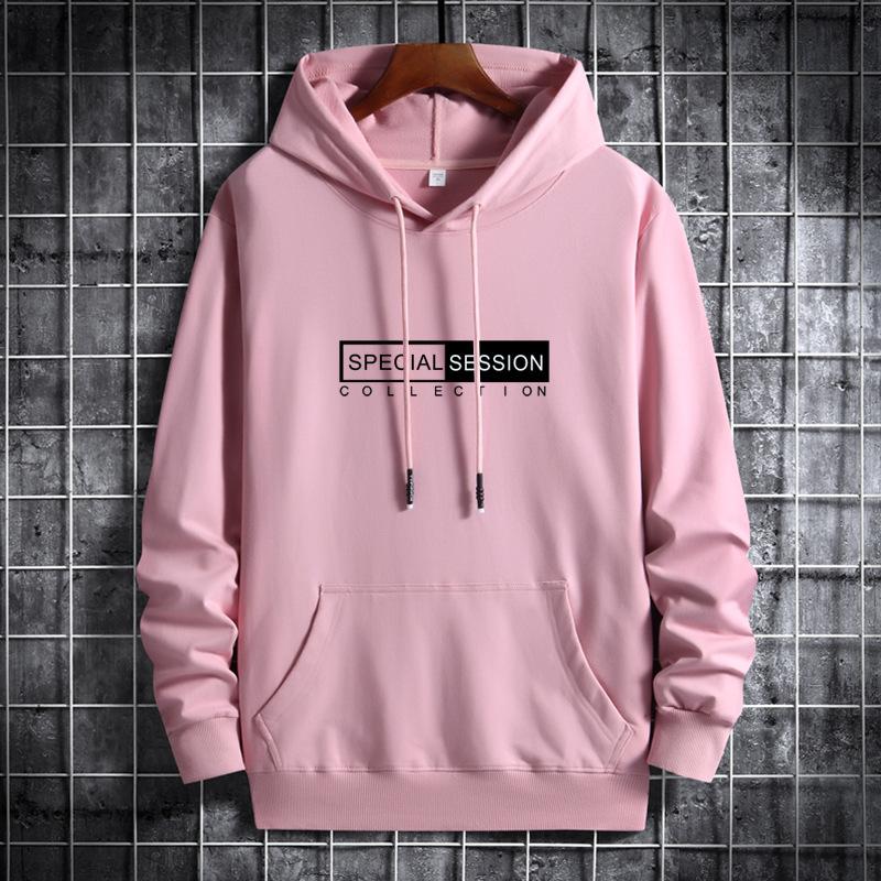 IELGY Kapuzenpullover mit Buchstaben-Print für Herren