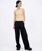 Myuleus Stitch Wool Wide Pants [Navy]