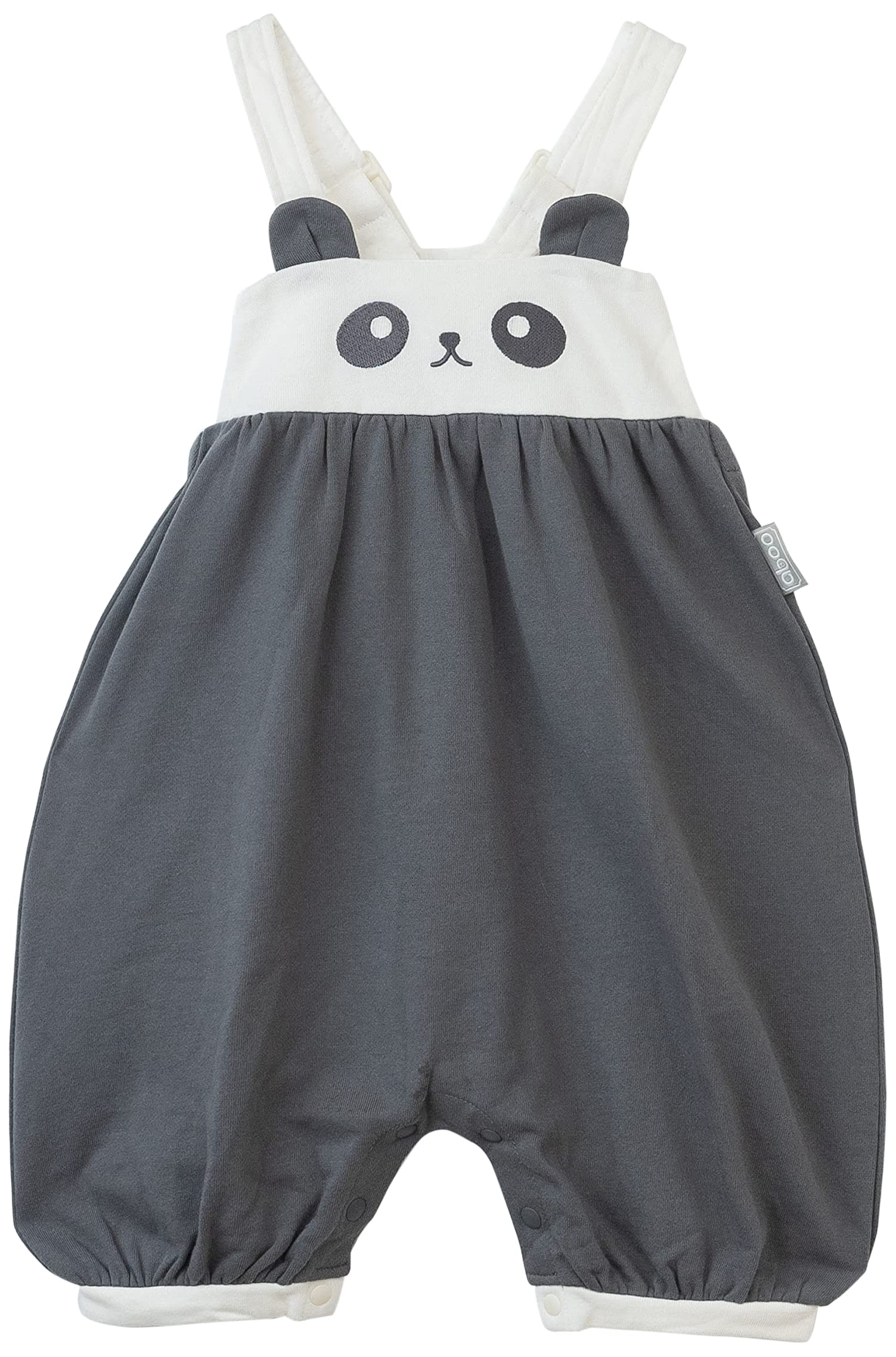 

Animal Adjustable Crotch Easy to Put Sweatshirt Easy Diaper Set Baby Kindergarten Preparation [aboo] Overalls, Size, Tail, Snap, on, Lining, Changing,