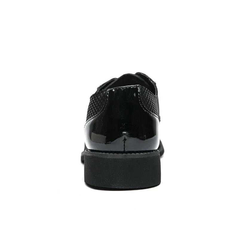 Derby Shoes Men Shoes British Personality Texture PU Stitching Wingtip Lace Fashion Casual Wedding Party Daily Dress Shoes CP348