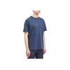 Maison Kitsune Ss24 Solid Color Logo Patch Crew Neck Short Sleeve T-Shirt Men T-Shirts Navy-Blue MM00127KJ0118-P476