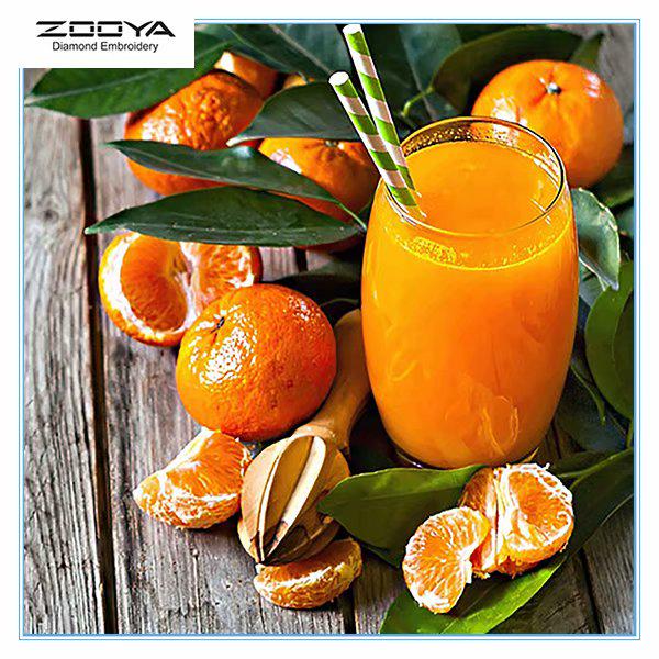 

ZOOYA 3D Алмазная вышивка Картина Вышивка крестом Круглый горный хрусталь Картина Фрукты