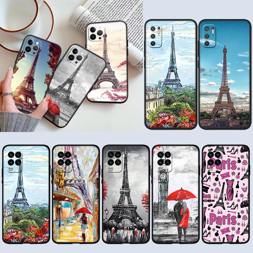 UP42 Paris Eiffelturm Schale Handyhülle für Samsung Galaxy Note 10 20 S23 S24 S25 Ultra FE Plus Edge Lite A02S A35 A07 A17