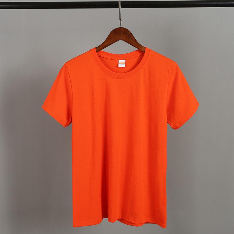 Korean Style Men's Summer Solid Color Round Neck T-Shirt - Black & White