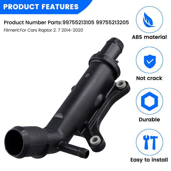 FL3E-8595-BB/FL3Z-8592A Radiator Water Hose for 14-20 Ford Raptor
