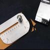 1pc Simple Craft DIY Tool Press Plate PU Leather Chisel Punching Auxiliary Puller Tool With Edge Chamfer Tool