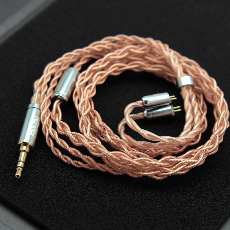 FAAEAL Fülhallgató Kábel 3.5/2.5/4.4mm Csere Fejhallgató Vezeték MMCX/2Pin 0.78mm Upgrade Kábel BLON Moondrop TANGZU TRN SE535-höz