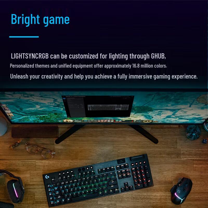 Logitech G915 X LIGHTSPEED Low-Profile Gaming Keyboard