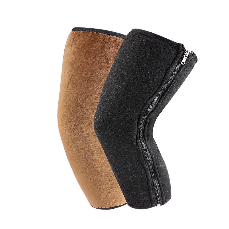 Thickened Imitation Lambswool Knee Pads: Warm, Double-Layer Fleece, Full Coverage for Autumn and Winter