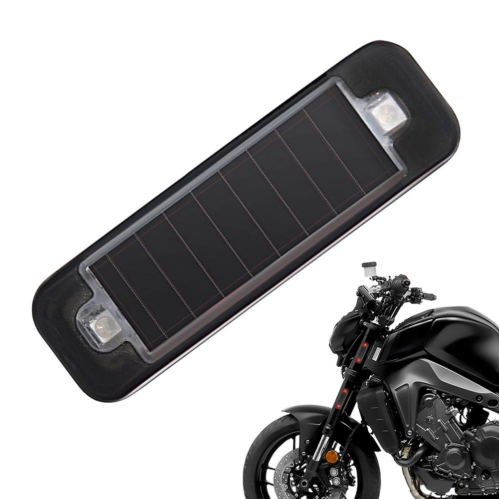 Światła Tylne Rowerowe Czujnik Wibracji Światło Solarne do Pojazdów Wodoodporne Samoprzylepne Światła Rowerowe do Pojazdów i Motocykli