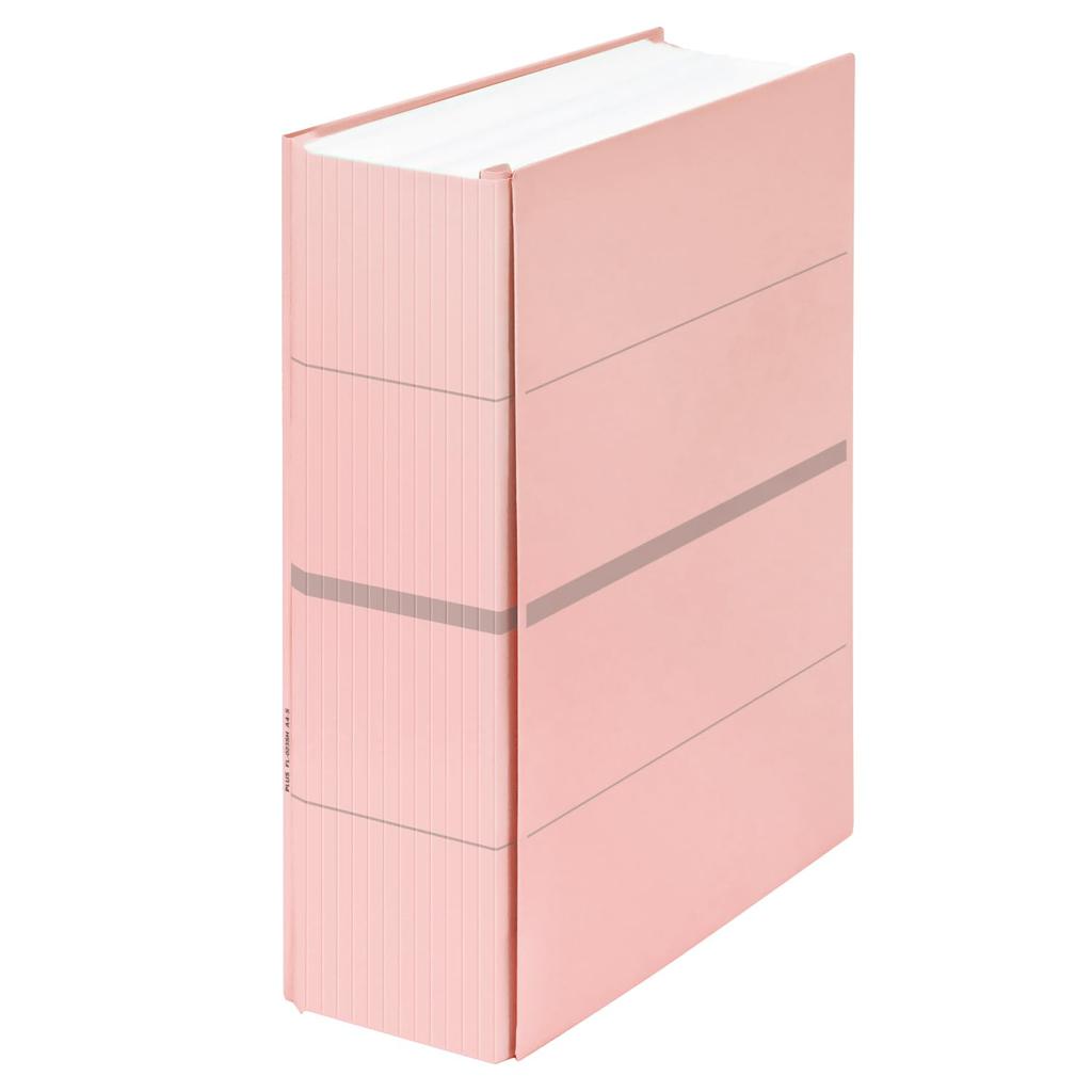 Plus Flat File Expandable Binding String Type Replacement 10 x 10 A4, Spine, Senobas, / Cover, Pink, pieces, FL-023SH, 89-140
