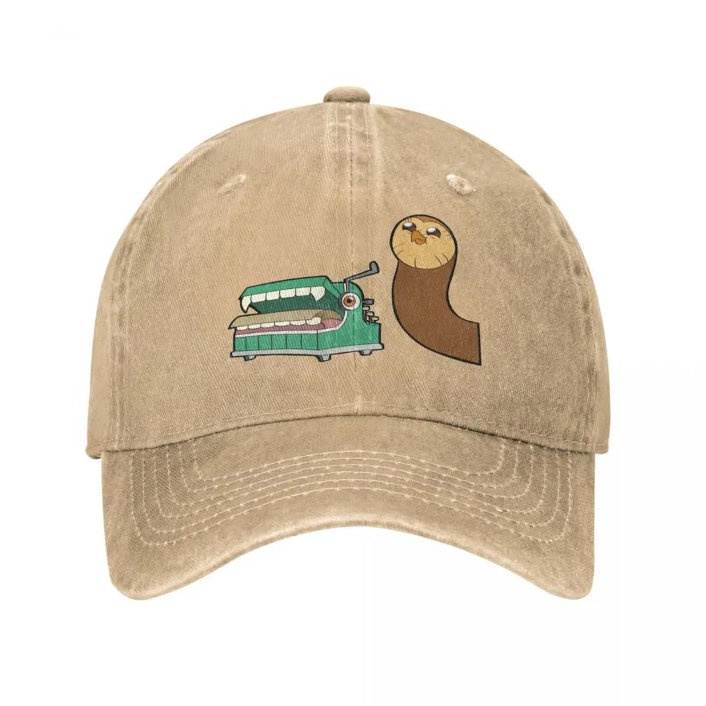 Hooky and his Typewriter Baseball Cap Sunhat Icon Designer Hat Women'S Hat Men'S