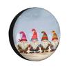 Santa Claus Print Pattern Spare Tire Cover Universal 4WD 4x4SUV Wheel Protection Cover Car Accessories 14 15 16 17 Inches